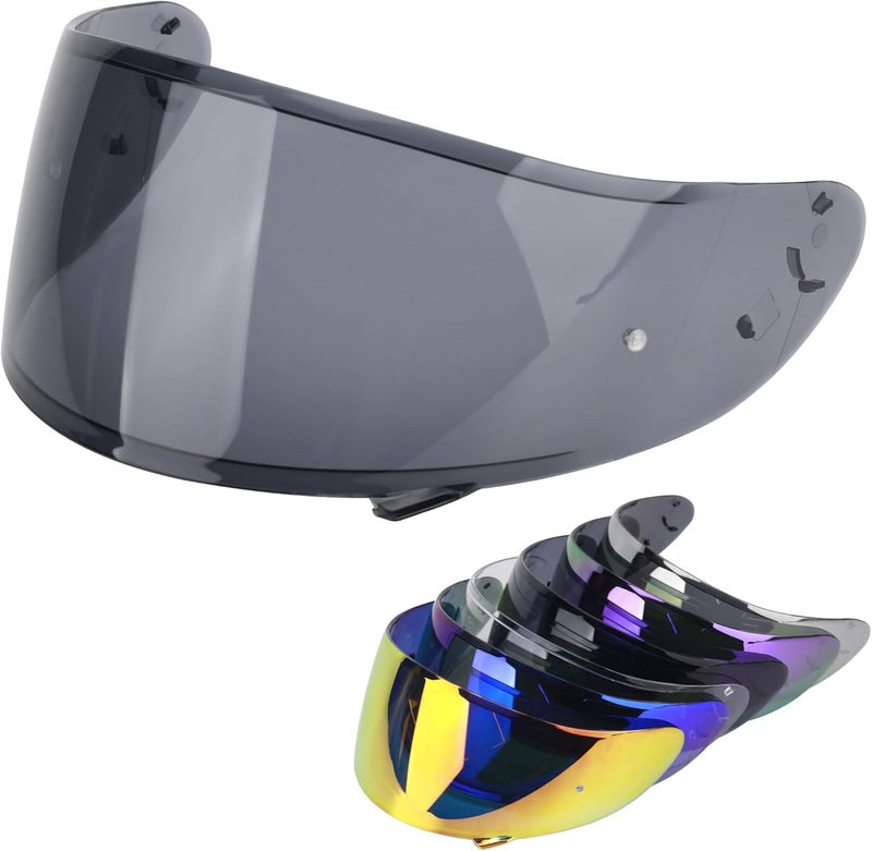 RIDLOG RF 1200 Motorcycle Helmet Visor for RF-1200 CWR-1 Helmet Visor X14 Face Shield Replacement for RF-1200 CWR-1 X14 Z7 X-Spirit Tinted RF1200 Visors (Grizzly) - Image 1